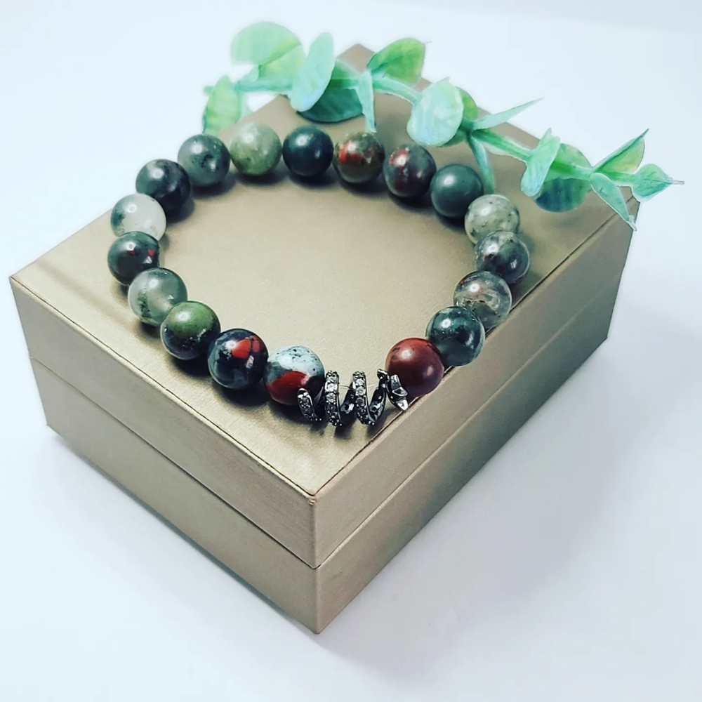 Bloodstone bracelets